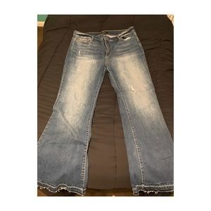 Forever 21 Bootcut Jeans with slight distressing